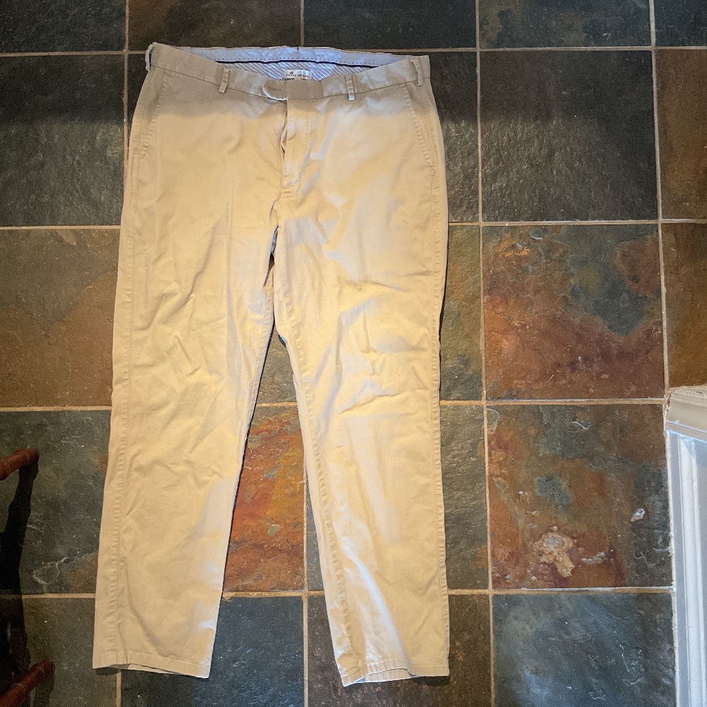 Peter Millar khaki pants.  Size 38